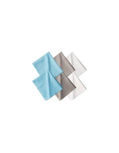 Ewent EW5635 trapo para limpiar Microfibra Azul, Gris, Blanco 6 pieza(s)