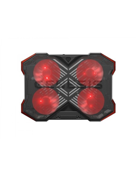 GENESIS Oxid 260 almohadilla frÍ­a 43,9 cm (17.3") 1010 RPM Negro, Rojo