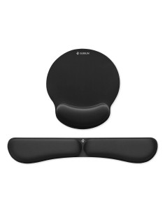 SUBBLIM SUBMP-04E020 descansa muñecas Algodón, Licra, Espuma de memoria, Poliuretano (PU) Negro