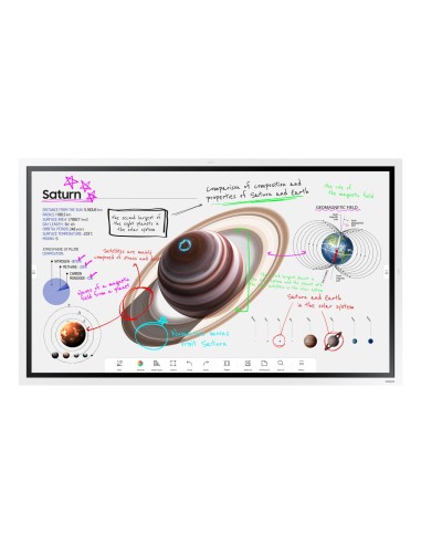 Samsung WM55B Pantalla plana para señalización digital 139,7 cm (55") VA Wifi 350 cd / m² 4K Ultra HD Blanco Pantalla táctil Pro