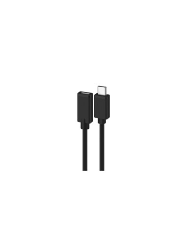 Ewent Cable USB C Macho/USB C Hembra 1,8 m Negro