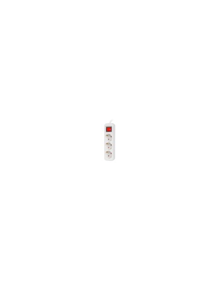 Lanberg PS1-03F-0150-W base múltiple 1,5 m 3 salidas AC Interior Blanco