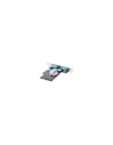 StarTech.com Tarjeta Serie PCIe de 2 Puertos - Tarjeta Serial PCI Express de 2 Puertos DB9 RS232/RS422/RS485 -Incluye Brackets d