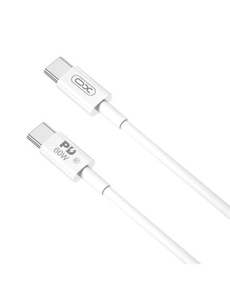 CABLE TIPO C A TIPO C 2 METROS BLANCO 60W