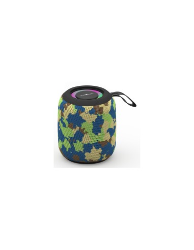 Gembird GMB Audio SPK-BT-LED-05-CM altavoz portátil o de fiesta Altavoz monofónico portátil Camuflaje 8 W