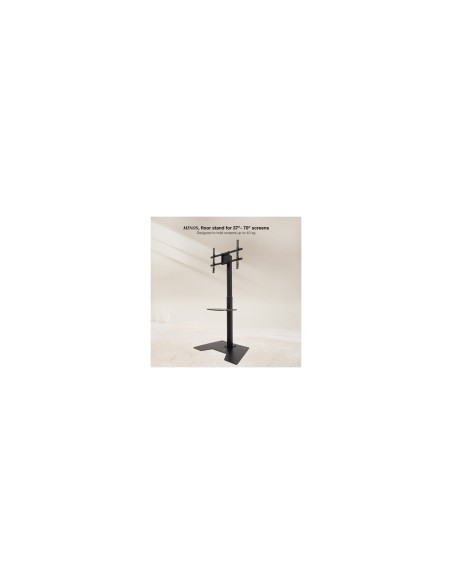 TooQ Soporte Elevador Multiusos para Monitor/Portátil, Negro
