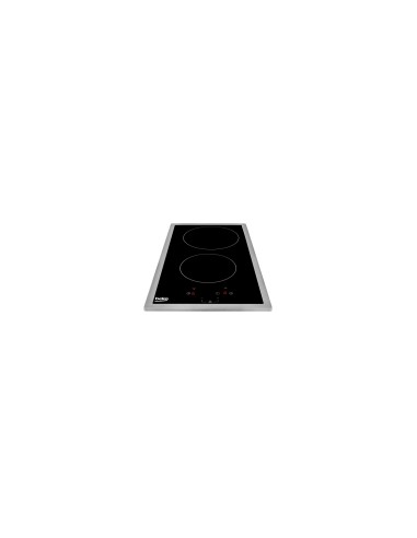 Beko HDMC32400TX hobs Acero inoxidable Integrado 30 cm Cerámico 2 zona(s)