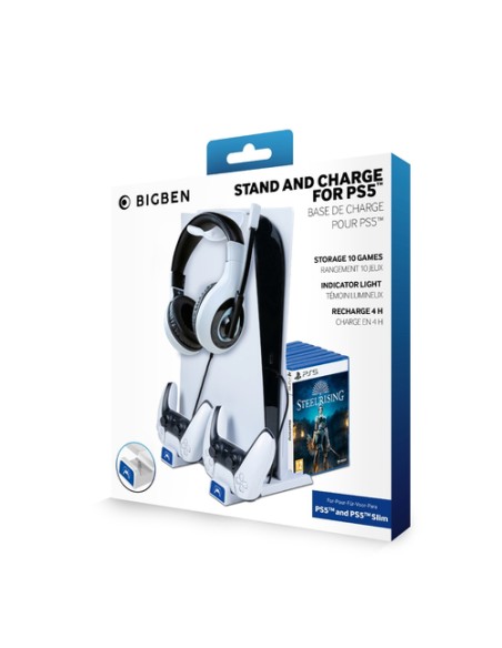Bigben Interactive PS5SCHARGESTAND accesorio y piza de videoconsola Sistema de carga