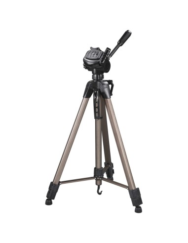 Hama | Trípode para cámaras réflex, trípode extensible 166 cm, aluminio, cabeza 3D, soporte para cámaras de fotos estable, Color
