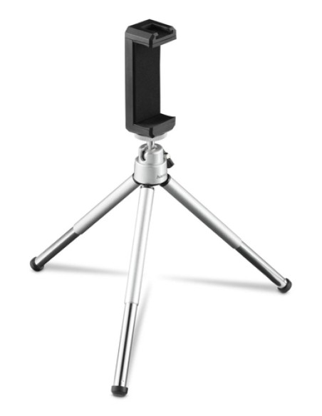 Hama Fancy 2in1 tripode Smartphone/Cámara digital 3 pata(s) Plata