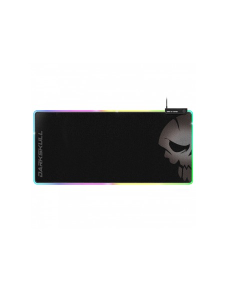 Spirit of Gamer Darkskull Hub RGB - XXXL Alfombrilla de ratón para juegos Negro