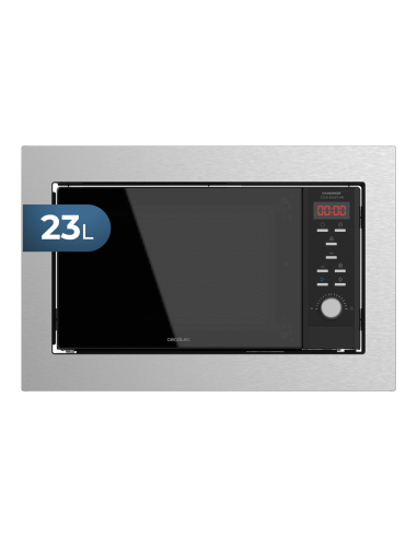 Microondas encastrable GrandHeat 2350 Built-In Steel Black