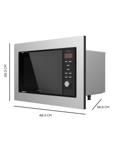 Microondas encastrable GrandHeat 2350 Built-In Steel Black 2