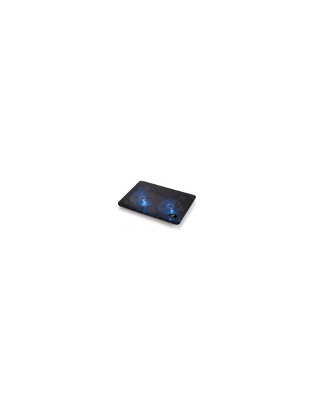 SOPORTE PORTATIL CONCEPTRONIC 2 VENTILADORES 17P NEGRA CNBCOOLPAD2F