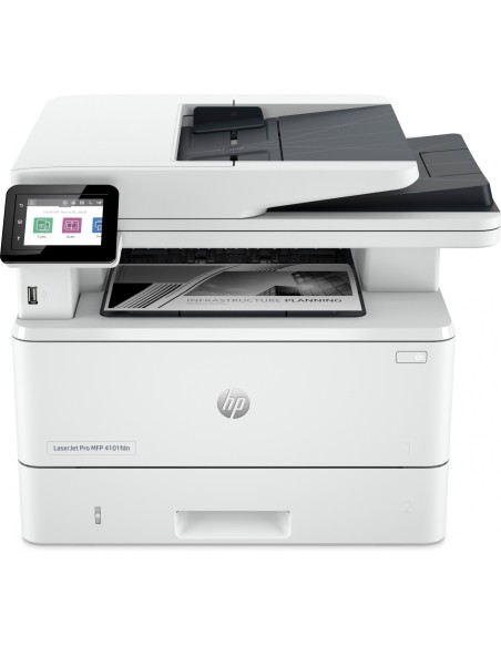 HP LaserJet Pro Impresora multifunción 4102fdn, Blanco y negro, Impresora para Pequeñas y medianas empresas, Imprima, copie, esc