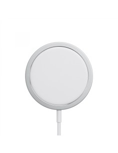 Cargador apple magsafe inalambrico interior plata blanco MHXH3ZM/A 2