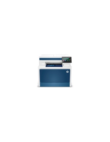 Multifunción Láser Color HP LaserJet Pro 4302fdw/ WiFi/ Fax/ Dúplex/ Blanca y Azul