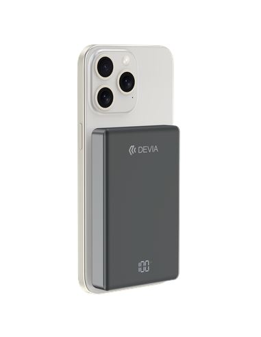 DEVIA BATERIA AUXILIAR MAGSAFE 10.000MAH GRIS
