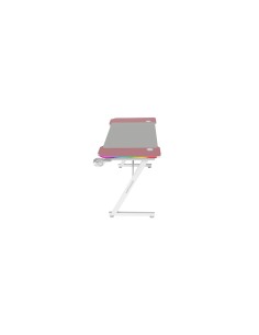 Mars Gaming MGD-X120RGB, Mesa Gaming Ergonómica, Iluminación ARGB con Mando, Fibra de Carbono, Alfombrilla XXL, Soporte Auricula