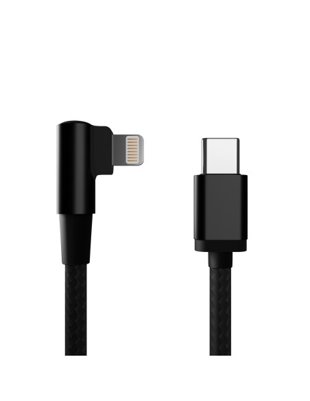 Gembird CC-USB2-CMLML-0.2M cable de conector Lightning 0,2 m Negro