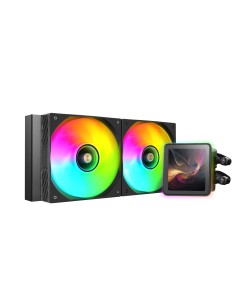 Mars Gaming ML-VISIONPRO240 Procesador Sistema de refrigeración líquida todo en uno 12 cm Negro 1 pieza(s)