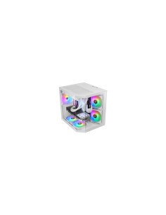 Mars Gaming MC-3TLITEW Mini Tower Blanco 2