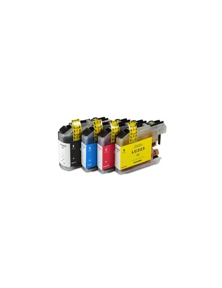 CARTUCHO RECICLADO INKOEM BROTHER LC223Y AMARILLO M-LC223Y