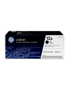 HP 12A Pack Ahorro x2 Tóner Original Laserjet Negro 2