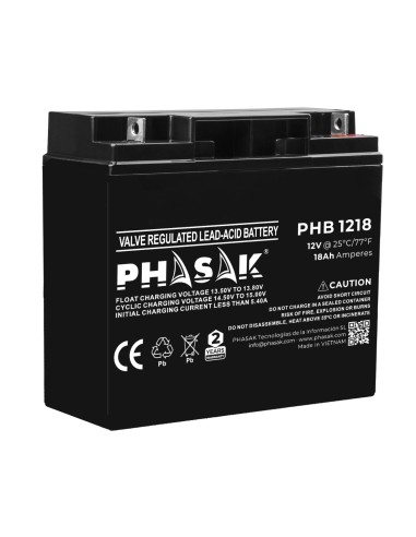 Phasak Batería 12V 18Ah ? PHB 1218