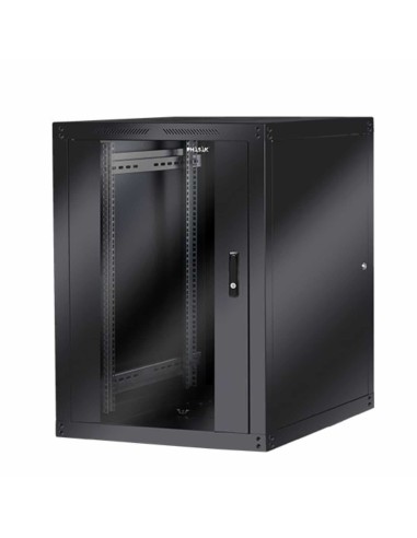 Phasak Armario Rack Mural Pre-montado SERVER 19" 16U 600 x 600 negro - PHC 3109
