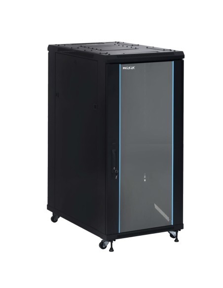 Phasak Armario Rack PRO 19" 32U 600 x 800 negro con ventilación - PHO 6832 (desmontado)