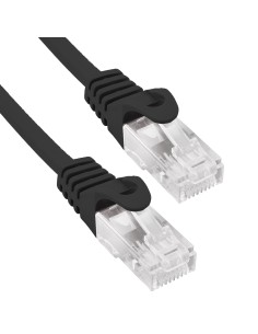 Phasak Cable de Red 100% Cu Cat.6 UTP Sólido Negro 1M