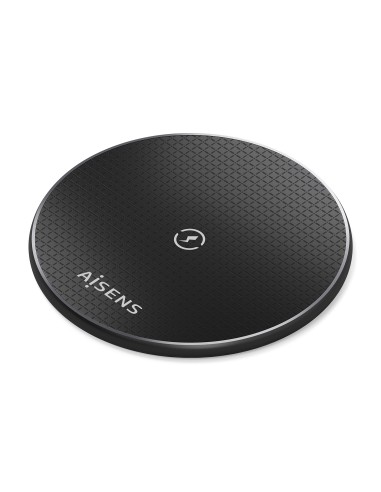 AISENS Cargador Inalambrico USB-C 15W Para Movil, Negro