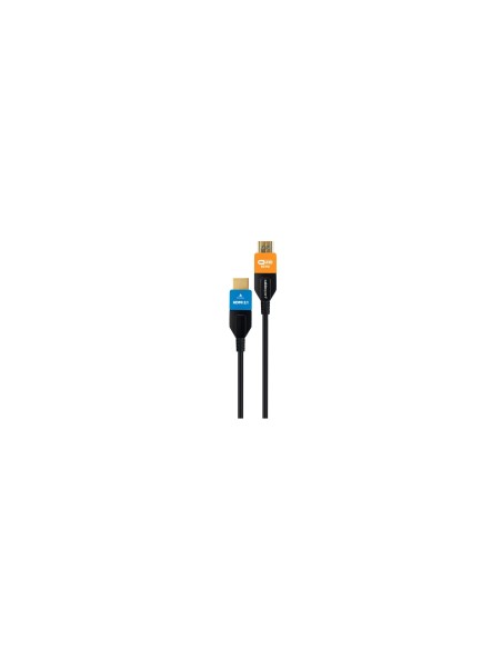 Gembird CC-HDMI8K-AOC-20M cable HDMI HDMI tipo A (Estándar) Negro, Azul, Naranja