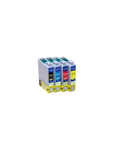 CARTUCHO RECICLADO INKOEM EPSON T1812XL CIAN M-T1812
