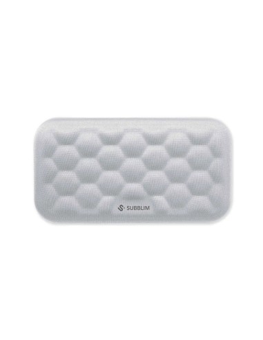 SUBBLIM SUBMP-04E041 descansa muñecas Algodón, Licra, Espuma de memoria, Poliuretano (PU) Plata