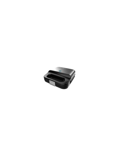Cecotec 04309 sandwichera 1000 W Negro, Acero satinado