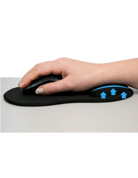 Ewent alfombrilla para ratón Negro