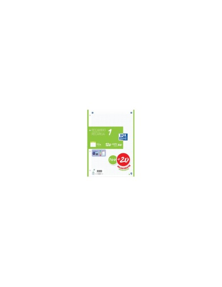 Oxford 400158059 papel de cuaderno 210 x 297 mm (A4) 120 hojas