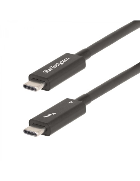 StarTech.com A40G2MB-TB4-CABLE cable Thunderbolt 2 m 40 Gbit/s Negro