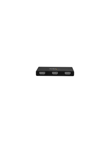 StarTech.com MSTCDP123HD Adaptador gráfico USB tipo-c a 3x HDMI 3840 x 2160 Pixeles Negro