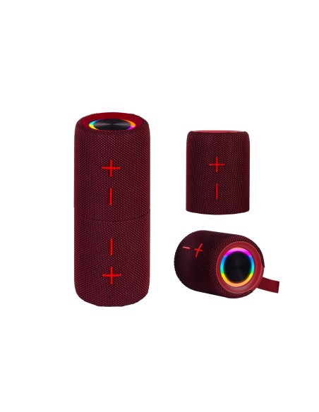 Trevi XR 8A44 DOUBLE Altavoz portátil estéreo Rojo 20 W