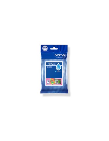 Brother LC527XLC cartucho de tinta 1 pieza(s) Original Alto rendimiento (XL) Cian