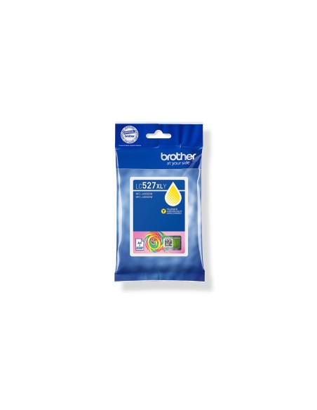 Brother LC527XLY cartucho de tinta 1 pieza(s) Original Alto rendimiento (XL) Amarillo