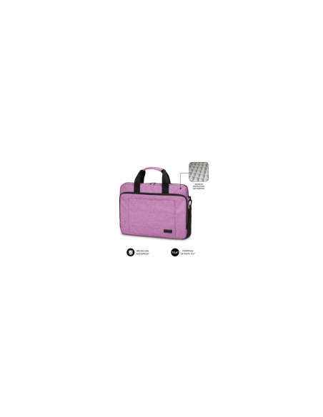 SUBBLIM Maletín Ordenador Air Padding Laptop bag 15,6" Rosa