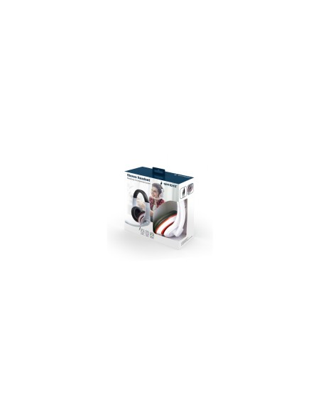 Gembird MHS-03-WTRDBK auricular y casco Auriculares Alámbrico Diadema Juego Negro, Rojo, Blanco