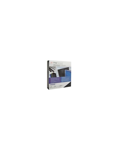 GBC Portada Pp Polycover Opaca 300 Micras A4 Negro(Caja 100)
