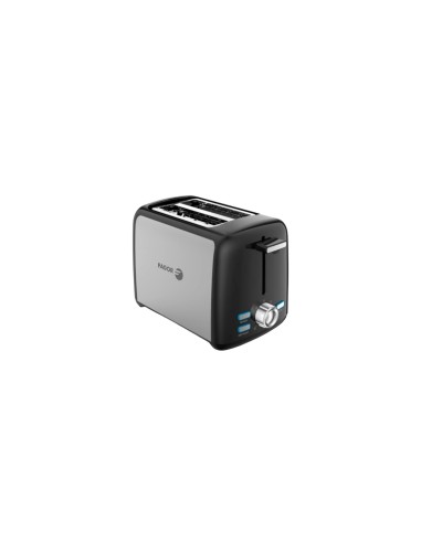 Fagor ToastPro 7 2 rebanada(s) 800 W Negro, Acero inoxidable