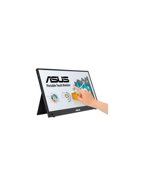 ASUS ZenScreen MB16AMTR pantalla para PC 39,6 cm (15.6") 1920 x 1080 Pixeles Full HD LCD Pantalla táctil Negro
