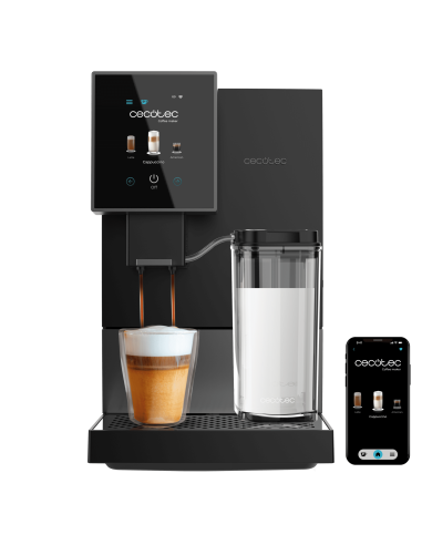 Cremmaet Compactccino Connected Black Silver